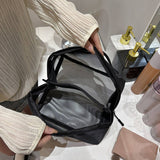 Large Capacity Simple Mesh Portable Cosmetic Bag_Cwab4465