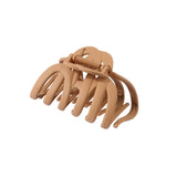 MATTE PUMPKIN HAIR CLAW LARGE RETRO PLASTIC CLIP_CWAHA0461