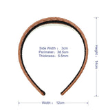 COUNTRY STYLE PU LEATHER CROSS WEAVE HEADBAND_CWAHA6340