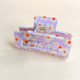 DOPAMINE FLOWER SQUARE HAIR CLAW CLIP CUTE STYLE_CWAHA1022
