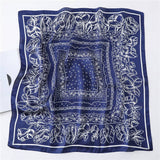 27IN PAISLEY LACE PRINT SATIN SQUARE SCARF WOMEN_CWASC1435