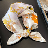 SILK FLORAL SQUARE SCARF 53CM NECK WRAP_CWASC0624