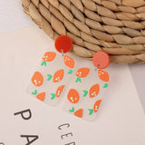 SWEET GIRL COLORFUL FLOWER ACRYLIC EARRINGS_CWAJE3993