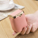 LEATHER POCKET WALLET WITH MIRROR_CUAB00370