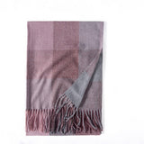 Winter Thick Warm Shawl Knit Large Plaid Scarf