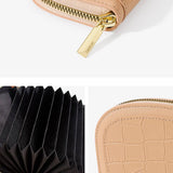 Large Capacity Multi Slot Zippered Wallet Card Bag_Cwab1621