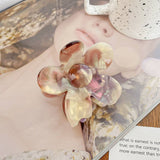 2 7 FLOWER TORTOISE SHELL HAIR CLAW CLIPS_CWAHA0383