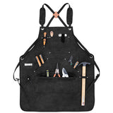 Cwmm1819_Canvas Apron Multi-Functional Work Apron