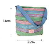 CONTRAST PATCHWORK COMMUTER SHOULDER BAG_CWAB2150