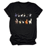 CUTE CAT GRAPHIC TEE 11 CATS TURN AROUND_CWTTS1495