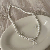 Versatile High-End Retro Bow Necklace For Women