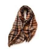 THICK PLAID SHAWL SCARF SOFT WARM WRAP FOR WOMEN_CWASC0169