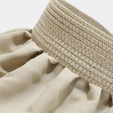 SUMMER STRAW REVERSIBLE VISOR HAT WIDE BRIM CAP_CWAH3298