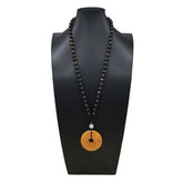 ETHNIC CHICKEN FAT YELLOW SWEATER CHAIN_CWMM4864