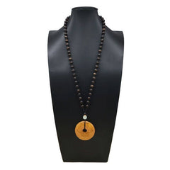 ETHNIC CHICKEN FAT YELLOW SWEATER CHAIN_CWMM4864