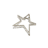 Hollow Metal Star Bow Tie Hair Claw Clip_Cwaha0460