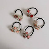 CUTE FLORAL PEARL HAIR TIE FOR SWEET GIRLS_CWAHA6878