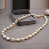 BAROQUE SHAPED FRESHWATER PEARL NECKLACE SET_CWAJE1666