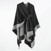 NEW DOUBLE SIDED SOLID COLOR WARM SHAWL FOR WOMEN_CWMM2084