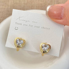 Valentines Day Retro High-End Heart Earrings