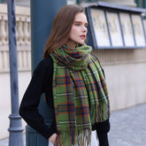 PLAID WINTER SCARF FOR WOMEN SOFT TASSEL SHAWL_CWASC0224