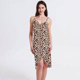 FLORAL PRINT ONE PIECE BEACH DRESS FOR VACATION_CWBLS0467