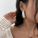 HIGH GRADE STAINLESS STEEL WATER DROP EARRINGS_CWMM3195