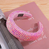 FULL RHINESTONE WIDE BRIMMED FASHION HEADBAND_CWAHA0498