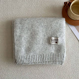 SOLID WOOL BLEND KNIT SCARF FOR WOMEN WARMTH_CWASC2284