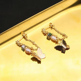 NEW SILVER NEEDLE BUTTERFLY TEMPERAMENT EARRINGS_CWAJE3798