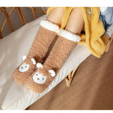 Women Lamb Pattern Plush Indoor Slippers_Cwms0713