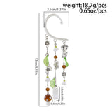 Vintage Bohemian Mushroom Tassel Earrings_Cwmm3224