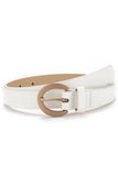 CASUAL ROUND BUCKLE SIMPLE BELT_CWABE039