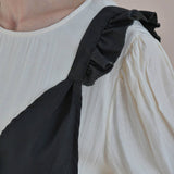 FRENCH DRESS STYLE LINEN APRONS WITH POCKETS_CWMM3305