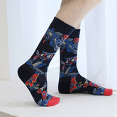 RETRO JACQUARD STREET SKATEBOARD SOCKS_CWMS0162