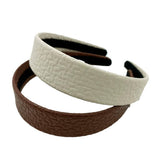 SIMPLE CHIC 3CM PU BUBBLE PATTERN HAIRBAND_CWAHA6329