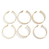 NEW FASHION METAL HEART SHAPE FLOWER BRACELET_CWMM3097