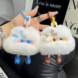 CUTE PLUSH CLOUD CAR KEYCHAIN BAG PENDANT_CWMM2585