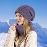 Winter Warm Earmuffs Hat And Scarf Set_Cwasc1118