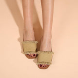 LADIES CASUAL BEACH FLAT SANDALS_CWSHS0652