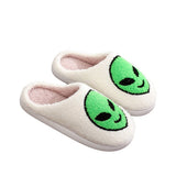 ALIEN EMBROIDERED HOME COTTON SLIPPERS_CWSHS0764