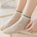 SUMMER THIN LACE INVISIBLE BOAT SOCKS_CWMS0518
