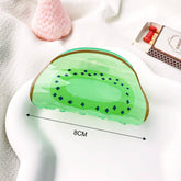 CUTE LEMON HAIR CLAW FOR GIRLS SHARK CLIP_CWAHA0385