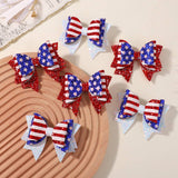 KIDS PARTY HAIR CLIPS WITH STARS AND BOWS_CWAHA6753
