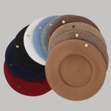 SIMPLE FRENCH BERET WITH LETTER B LOGO_CWAH1938