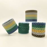 10PCS BRAIDED CORD SUPER STRETCHY ELASTIC HAIR TIE_CWAHA0331