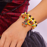 Christmas Beaded Stretch Bracelet Set Women_Cwaje05639