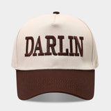 Vintage Darlin Embroidery Trucker Baseball Cap_Cwah04661