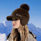 Winter Warm Ear Protection Duckbill Baseball Cap_Cwasc1140