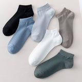 Versatile Solid Color Cotton Men'S Socks_Cwms2005